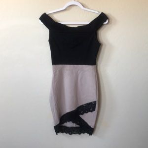 off the shoulder dress